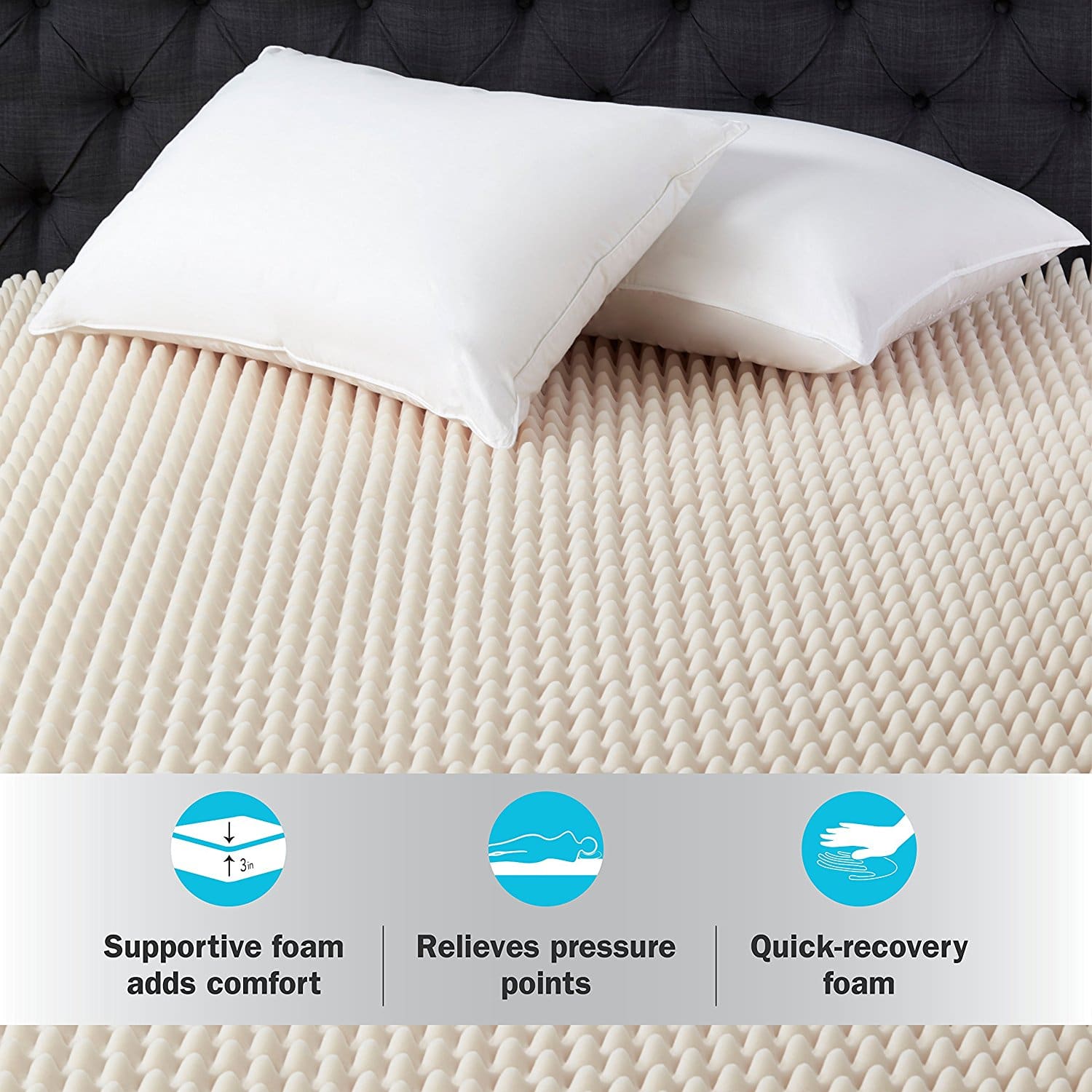 Best Egg Crate Mattress Topper Reviews Sleep Easy Tonight! Sleepy Deep